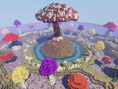 我的世界蘑菇 PvP 竞技场地图