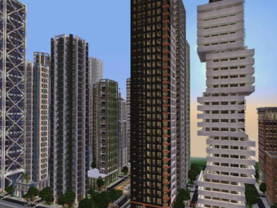我的世界新克拉夫顿市中心地图