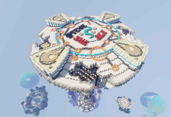 我的世界天空中的阿卡迪亚地图
