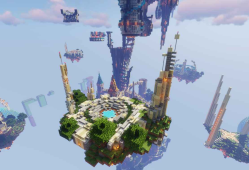 我的世界天空中的阿卡迪亚地图
